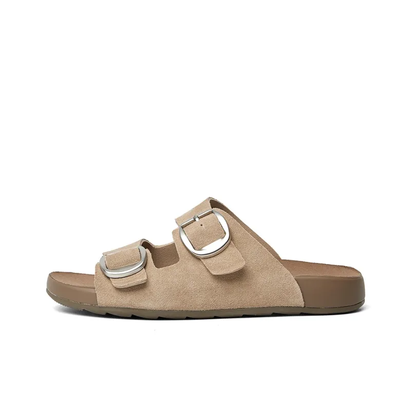 PT'SON Rubber Sole Abrasion Resistant Slide Slippers Women's-5