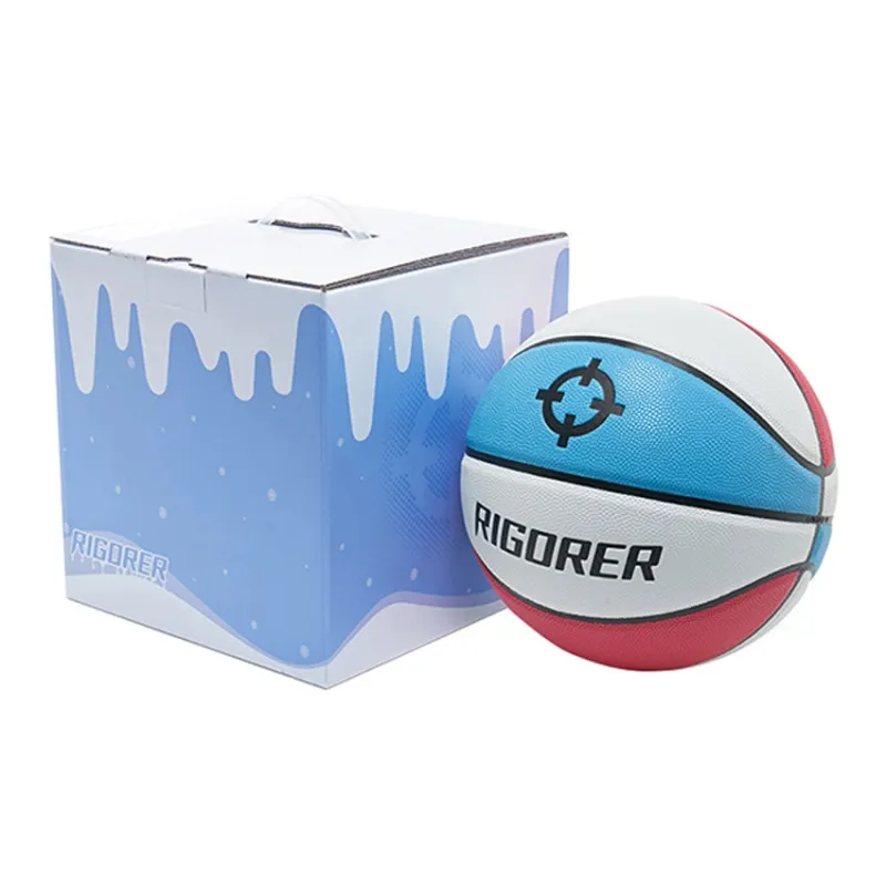 RIGORER Sniper 1 PU Basketball Red White Blue Size 76 Size 5 Blue Ball Training-4