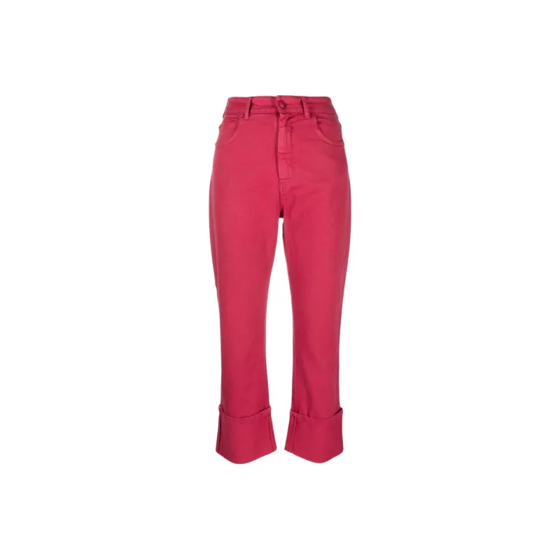 MaxMara Button Detailed Cropped Trousers-0