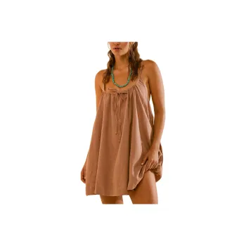 FREE PEOPLE Rae Mini Slip Dresses Women's Tuscany/Toscan