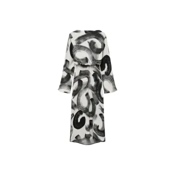 ZARA ZW Series Long Sleeved Dress Women's Black/White