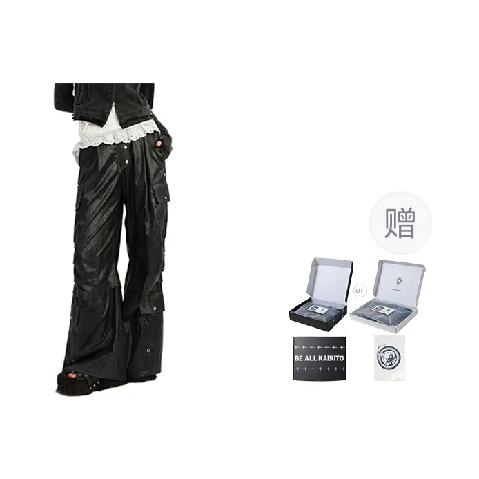 BE ALL KABUTO Cargo Pants Women's Black-0