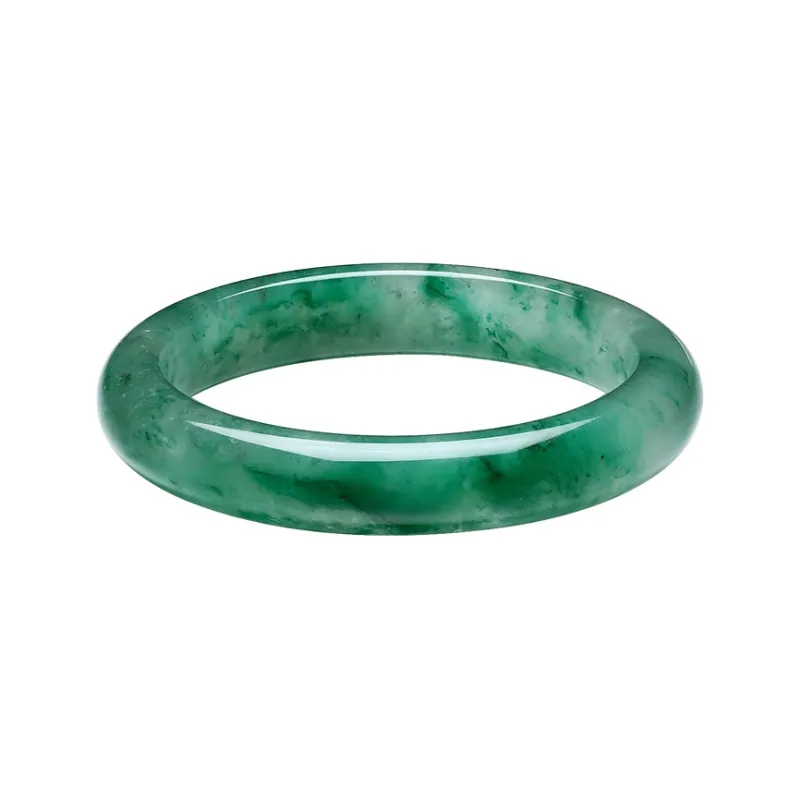 ZHOU LIU FU African Emerald Bangles Women's-1