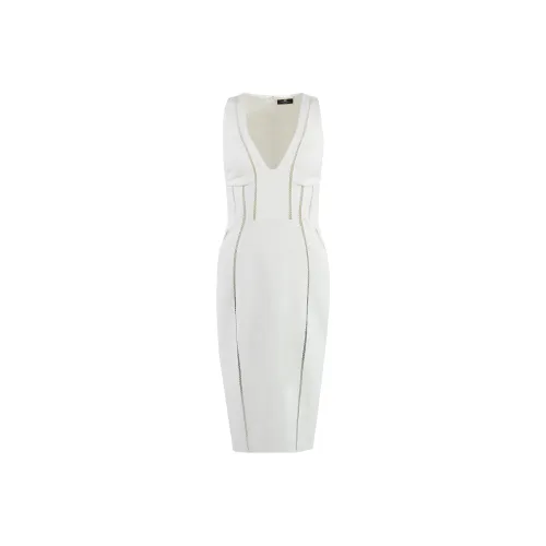 Elisabetta Franchi Sleeveless Dresses Women's White
