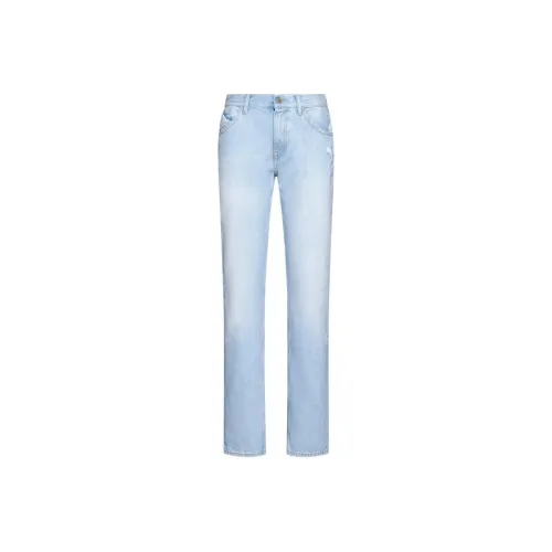 The Attico Straight Leg Girlfriend Jeans