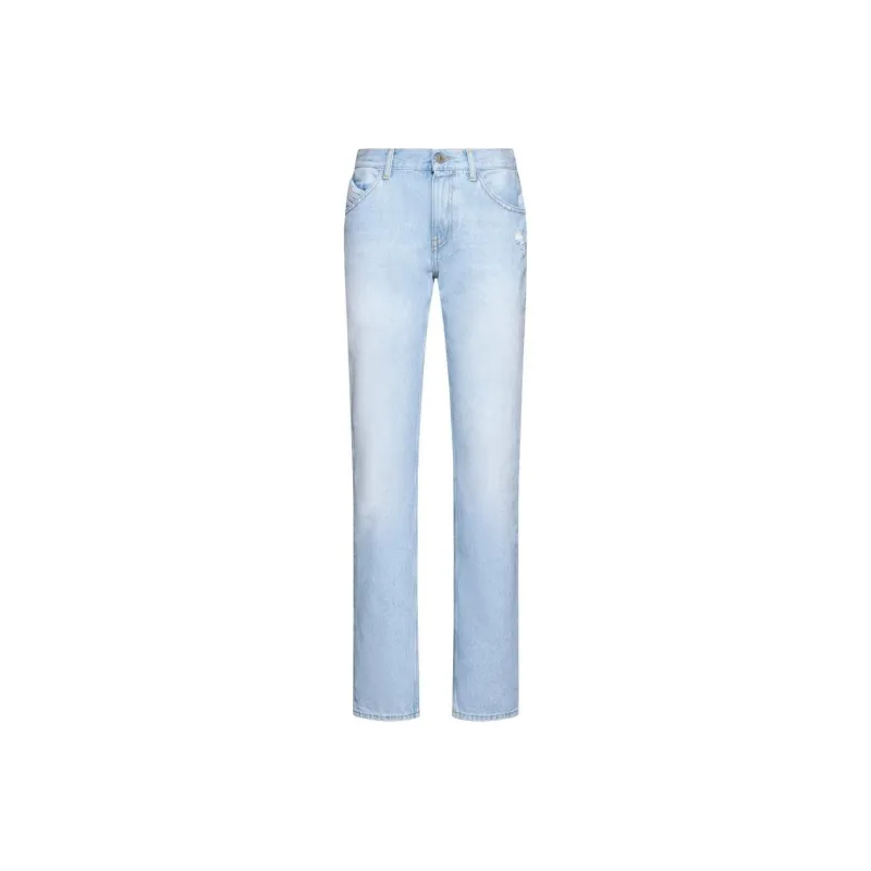 The Attico Straight Leg Girlfriend Jeans-0