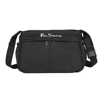 BEN SHERMAN Oxford Shoulder Bag Unisex Black