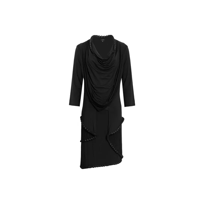 LIZZY Short Sleeved Dresses Women's Black-0