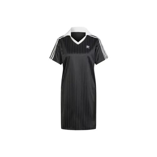 Adidas Short Sleeved Dress Women's Black