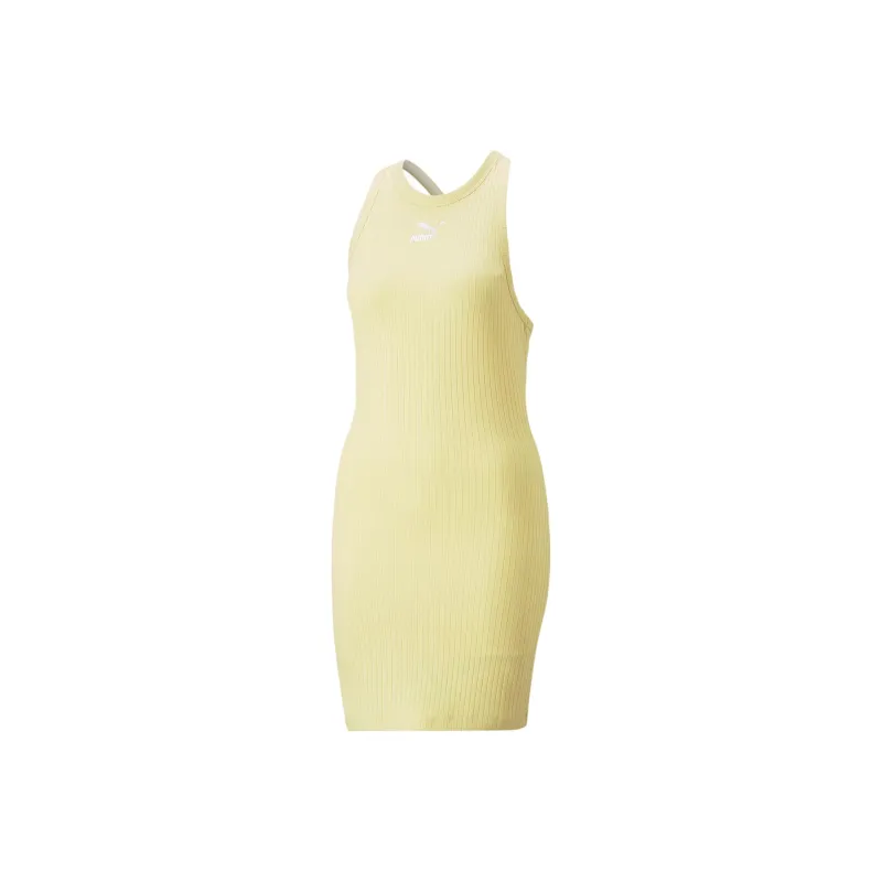 PUMA Sleeveless Dress Women's Yellow-0