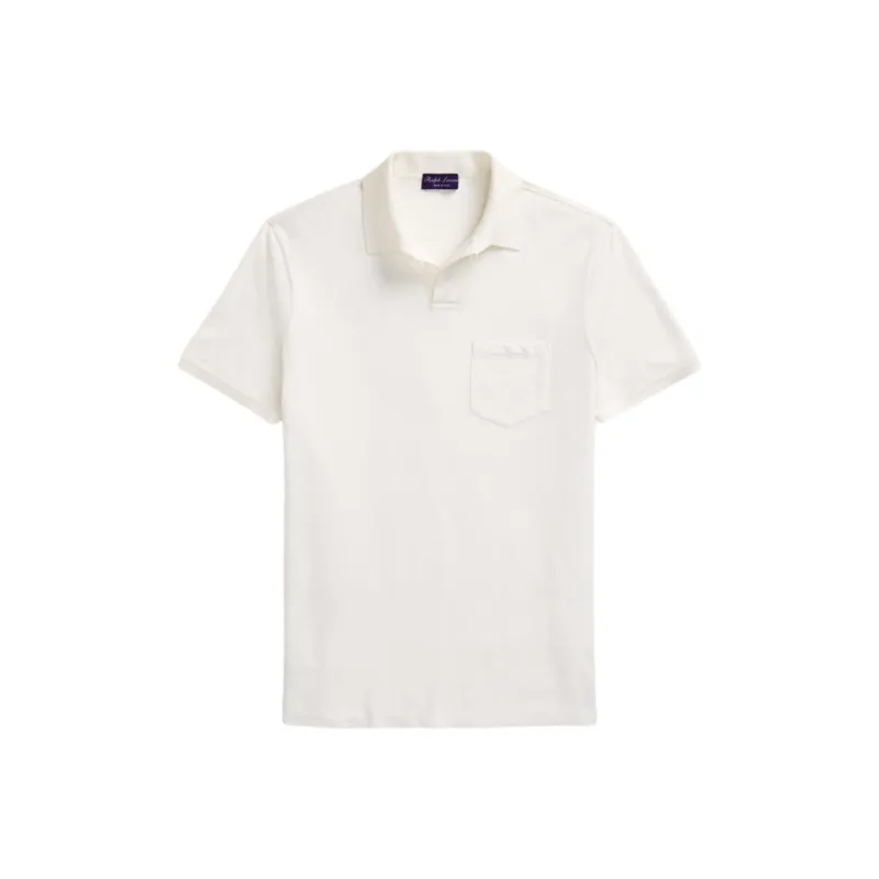 Ralph Lauren Purple Label Polo Shirt Men's White-0