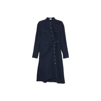 Sonia Rykiel Cotton Flannel Midi Dress