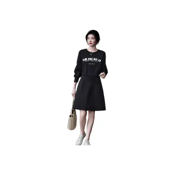 【dme】 Long Sleeved Dresses Women's Black