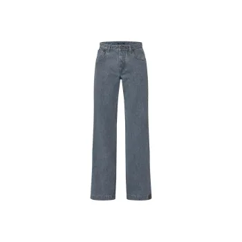 LOUIS VUITTON Washed Denim Wide Leg Jeans