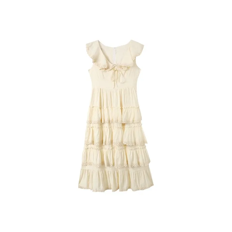 COVT Sleeveless Dress Women's Apricot-0
