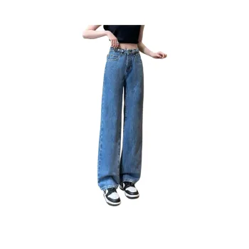 Tonlion Jeans Women's Moon White Blue