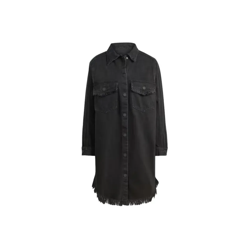 Adidas Originals Long Sleeved Dresses Women's Black-0