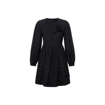 D'zzit Long Sleeved Dresses Women's Black