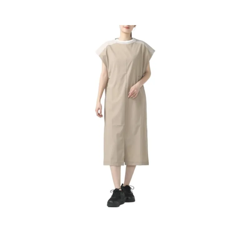 Oakley Short-Sleeved Dresses Women's Beige-0