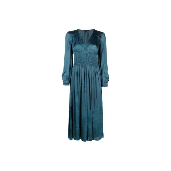 Maje Long-Sleeved Dresses Women's Blue