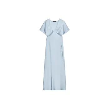 ZARA Short Sleeved Dress Women's Light Blue