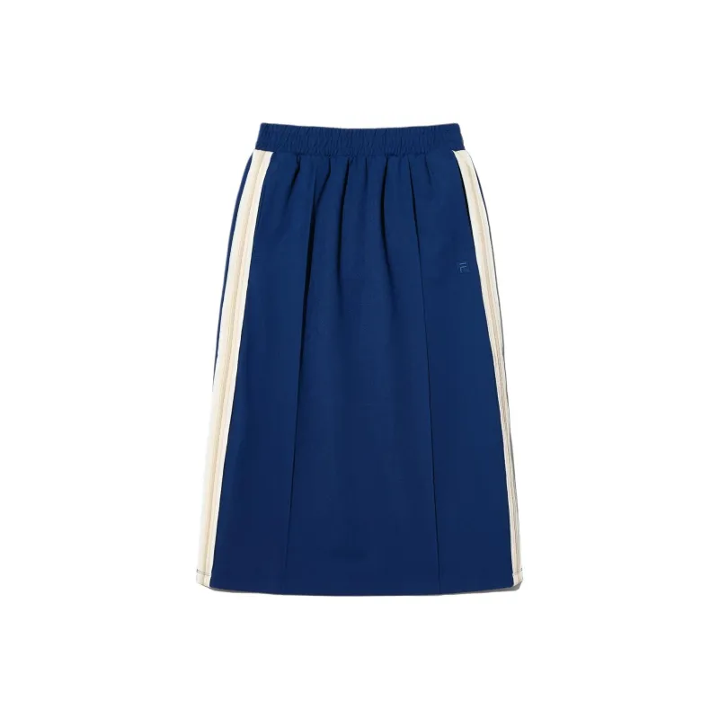 FILA Knit Long Skirts Women's Blue-0