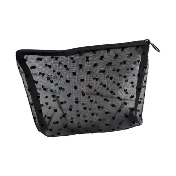 ZHENZI Gauze Makeup Bags Portable Lipstick Refillable Storage Case