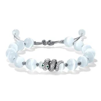 Inkopper Glass Cat Eye Rope Bracelets Unisex