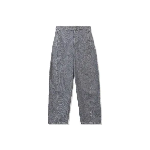 Lemaire Twisted Belted Pants 
Denim Stone Grey
