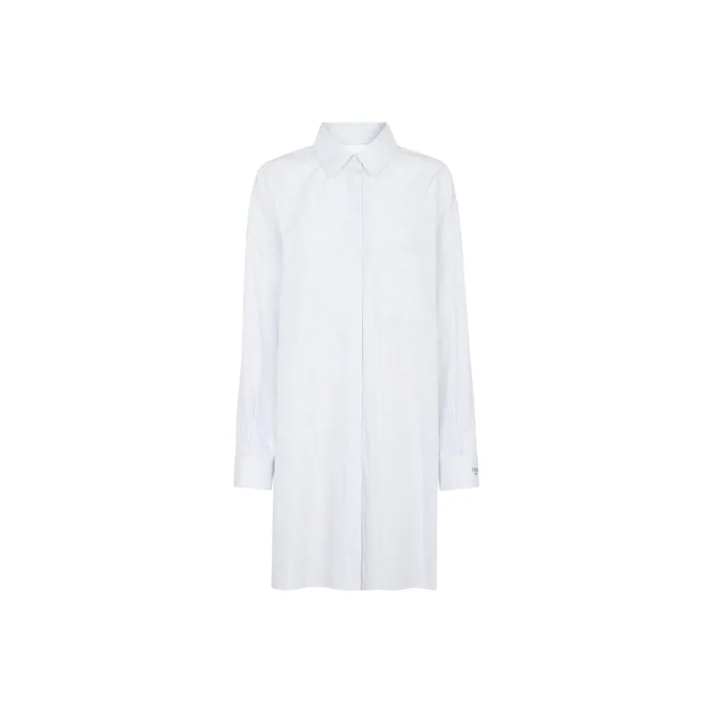 FENDI SS24 Long Sleeved Dress Women's White-0