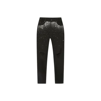 TCH Jeans Women's Black With Silver Logo