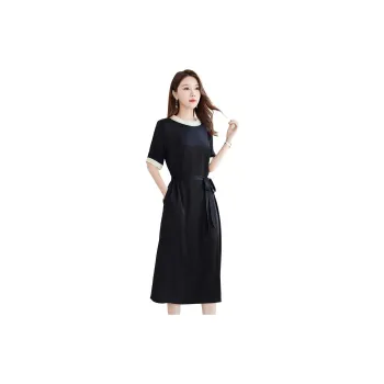 Yi Mengyuan Silk Short Sleeved Dress Women's