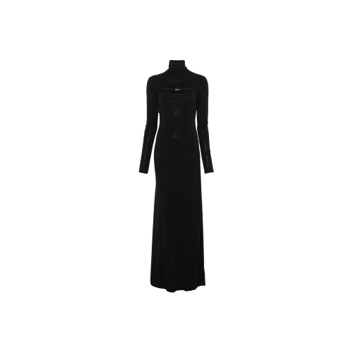 VERSACE JEANS COUTURE Rhinestone embellished Maxi Dress