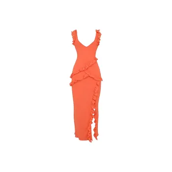HOUSE OF CB Pixie Collection Sleeveless Dress Women's Vibrant Orange
