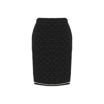 D.Exterior Tweed Mini Skirt