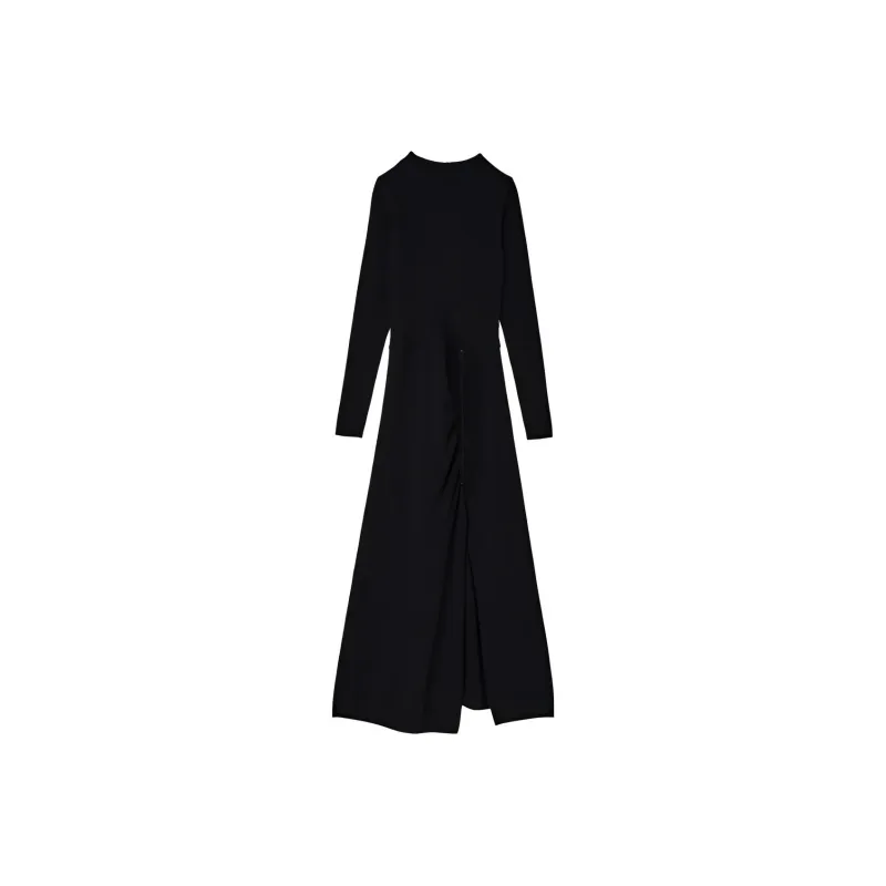 Sandro Long Sleeved Dresses Women's Black-0
