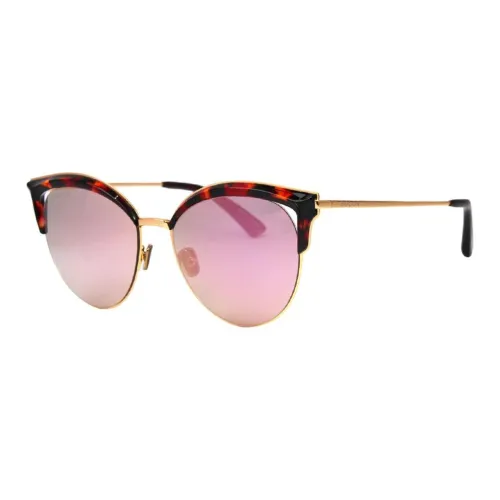 BOLON Plastic Metal Browline Sunglasses Women's Gold