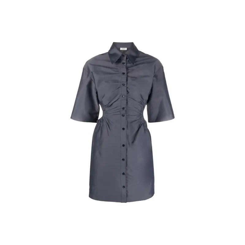 Sandro Short-Sleeved Dresses Women's Blue Gray-0