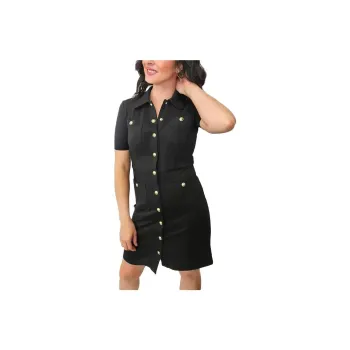 MICHAEL KORS Stretch Ponte Shirtdress