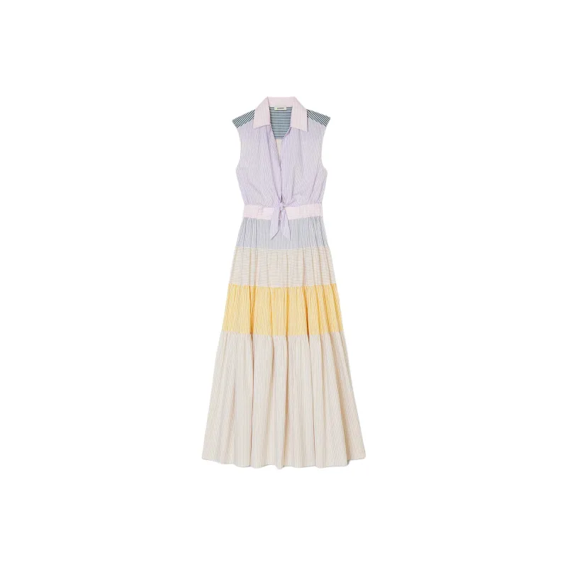 Sandro Striped Cotton Shirtdress-0