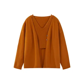 Wbwq Casual Suit Women's Orange