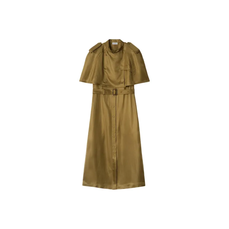 Burberry SS25 Short Sleeved Dress Women's Brown-0