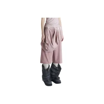 ATTEMPT Casual Shorts Women's Gray Pink