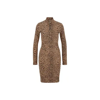 HUGO BOSS Long Sleeved Dresses Women's Brown
