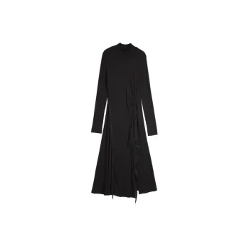 ELLE Long Sleeved Dresses Women's Black