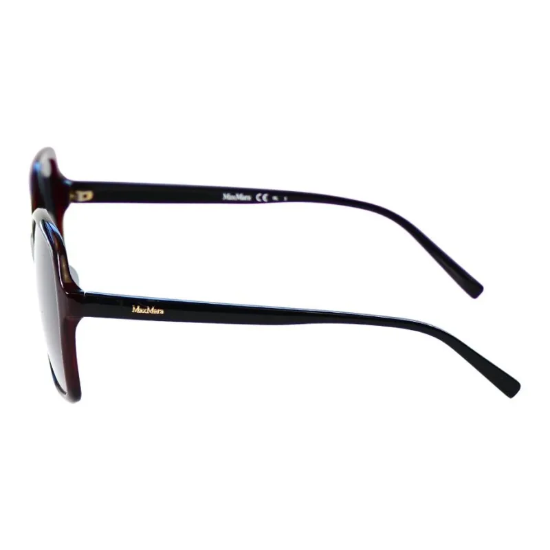MaxMara Plate Frame Butterfly Sunglasses Unisex Red-2