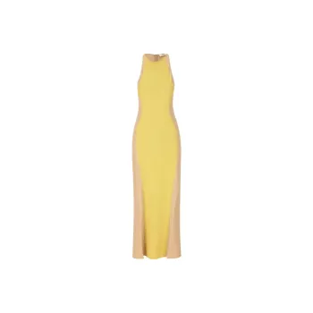FENDI Sleeveless Dress Women's Yellow