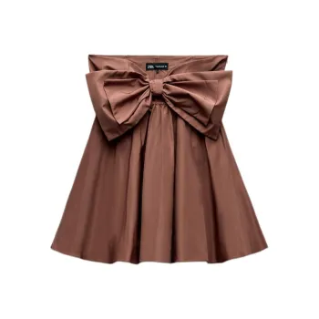 ZARA Sleeveless Dress Women's Clay