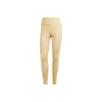 Adidas Train Essentials Aop Flower Tie-Dye Leggings Leggings Women's Yellow