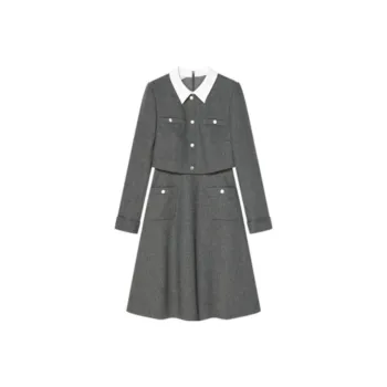 Goodland Long Sleeved Dresses Women's Gray